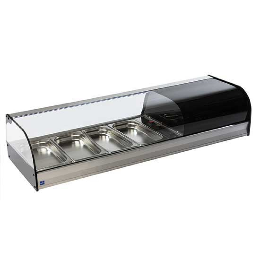 Tapaskoeltoonbank | 4x GN 1/3