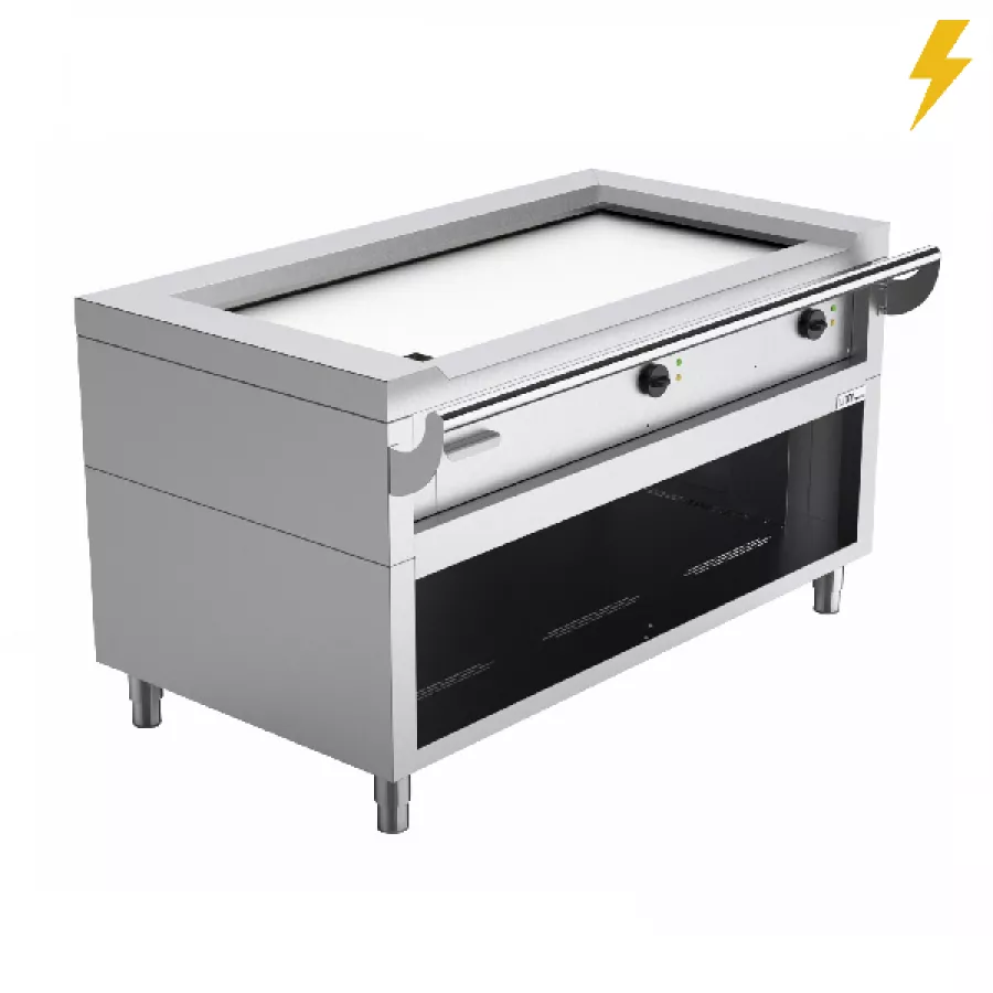 Teppanyaki-Grill elektrisch 9 kW – 20 mm Stahlplatte, 400V