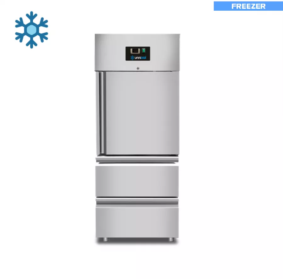 Gefrierschrank UNN650BND 650L 1 Tür 2 Schubladen Automatische Abtauung