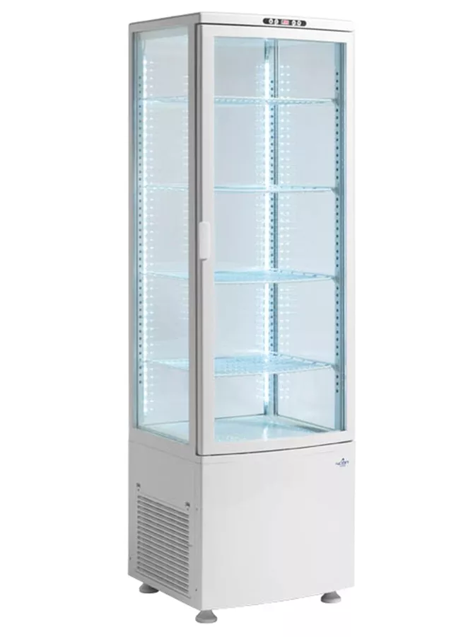 Umluftkühlvitrine, 285 Ltr. 515x485x1895 Umluftkühlvitrine, 285 Ltr. 515x485x1895