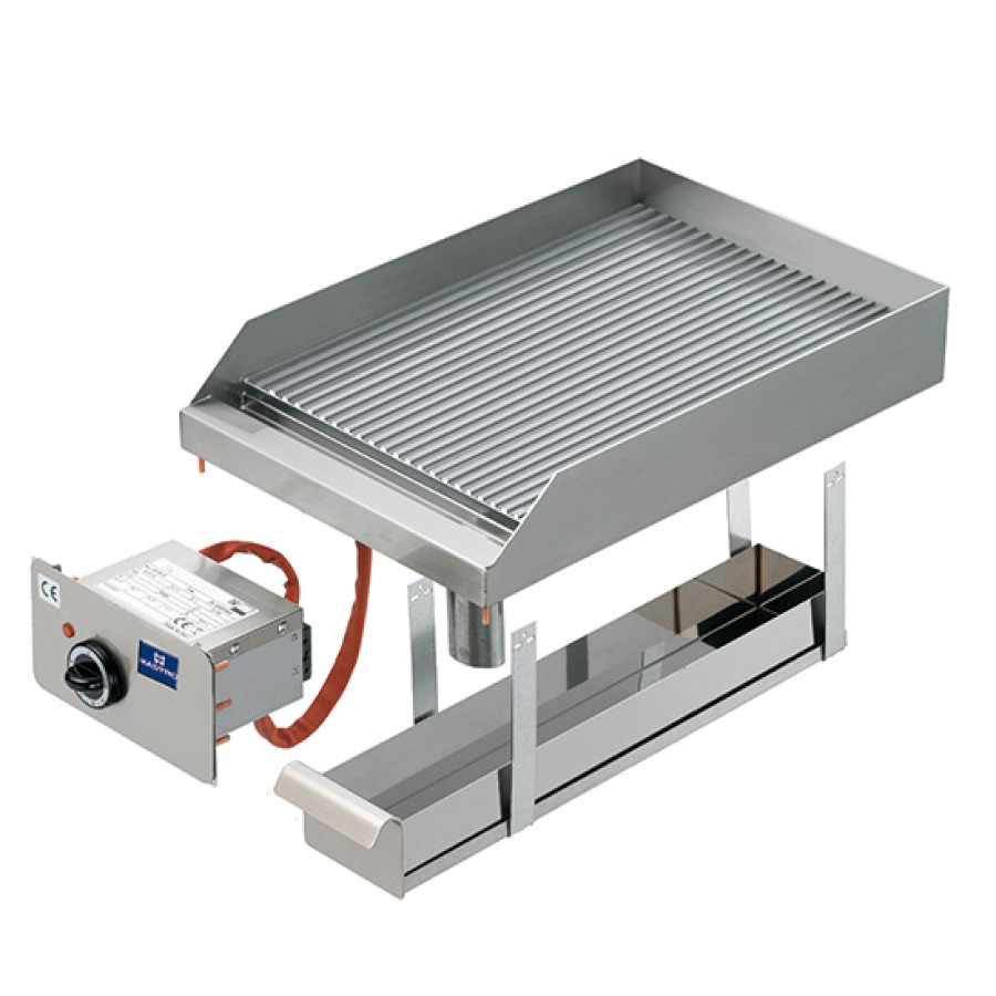 Elektro-Grillplatte | Einbaumodell | gerillt Elektro-Grillplatte | Einbaumodell | gerillt
