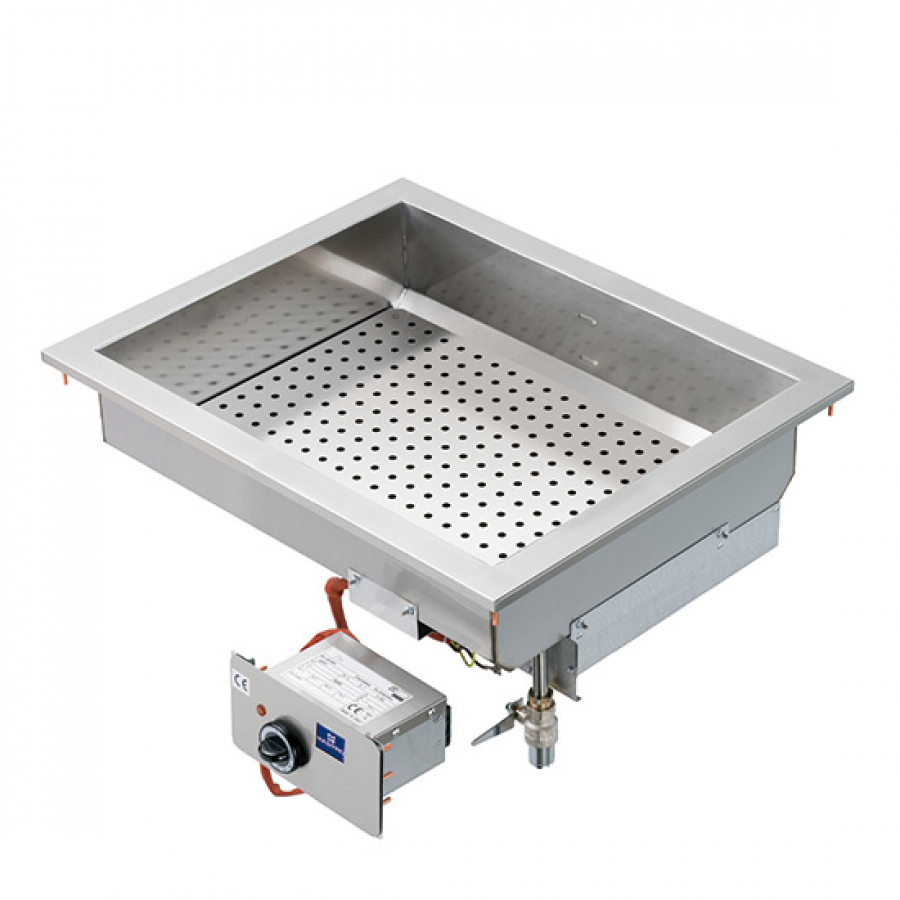 Elektro-Bainmarie | Einbaumodell | 1 Becken GN 2/1 H=150 mm Elektro-Bainmarie | Einbaumodell | 1 Becken GN 2/1 H=150 mm