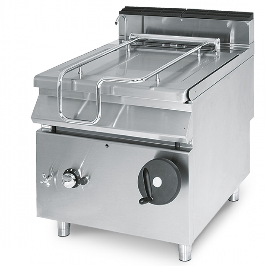 Gas-Kippbratpfanne | 60 L | Edelstahl-Becken