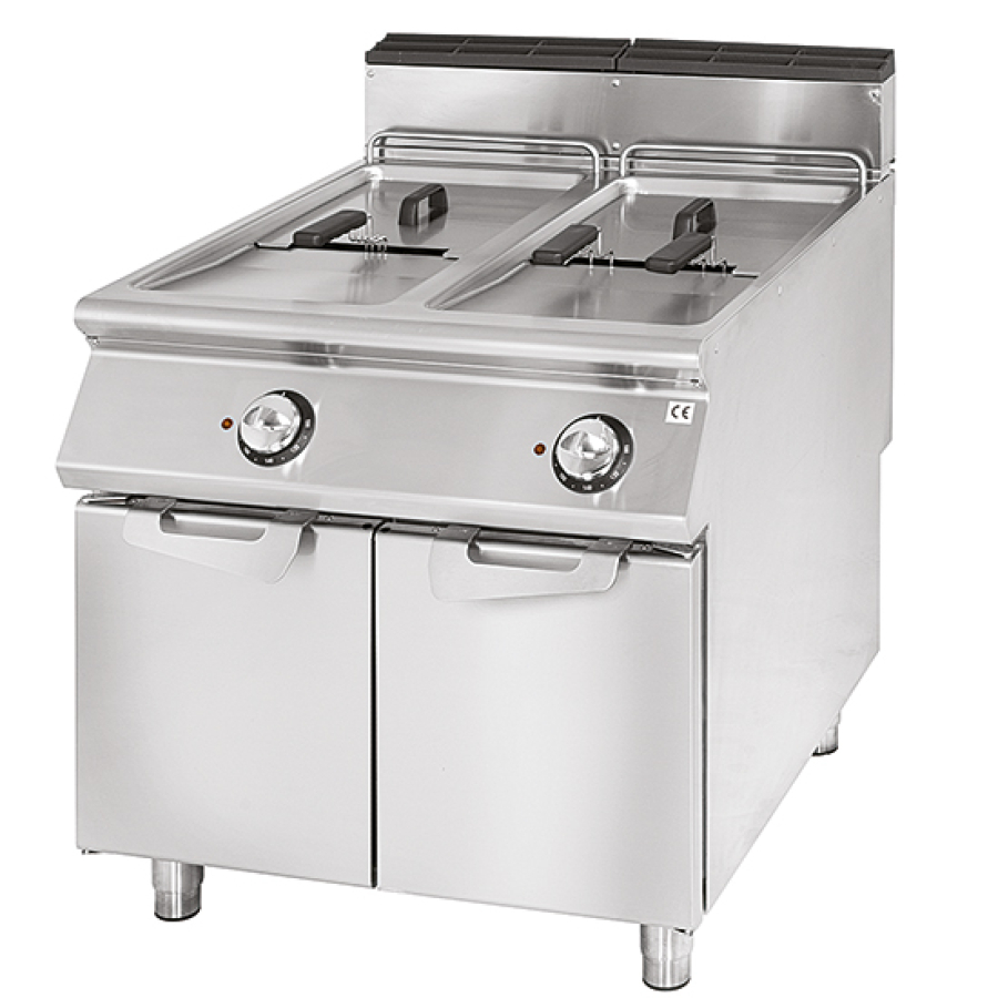 Elektrische friteuse 2x 21 liter capaciteit - Professionele friteuse voor de gastronomie