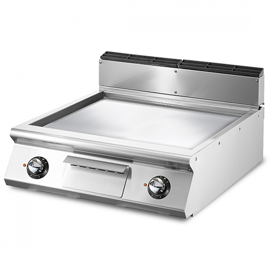Elektro Grillplatte Tischmodell - Glatte verchromte Platte - Gastrohot 51074