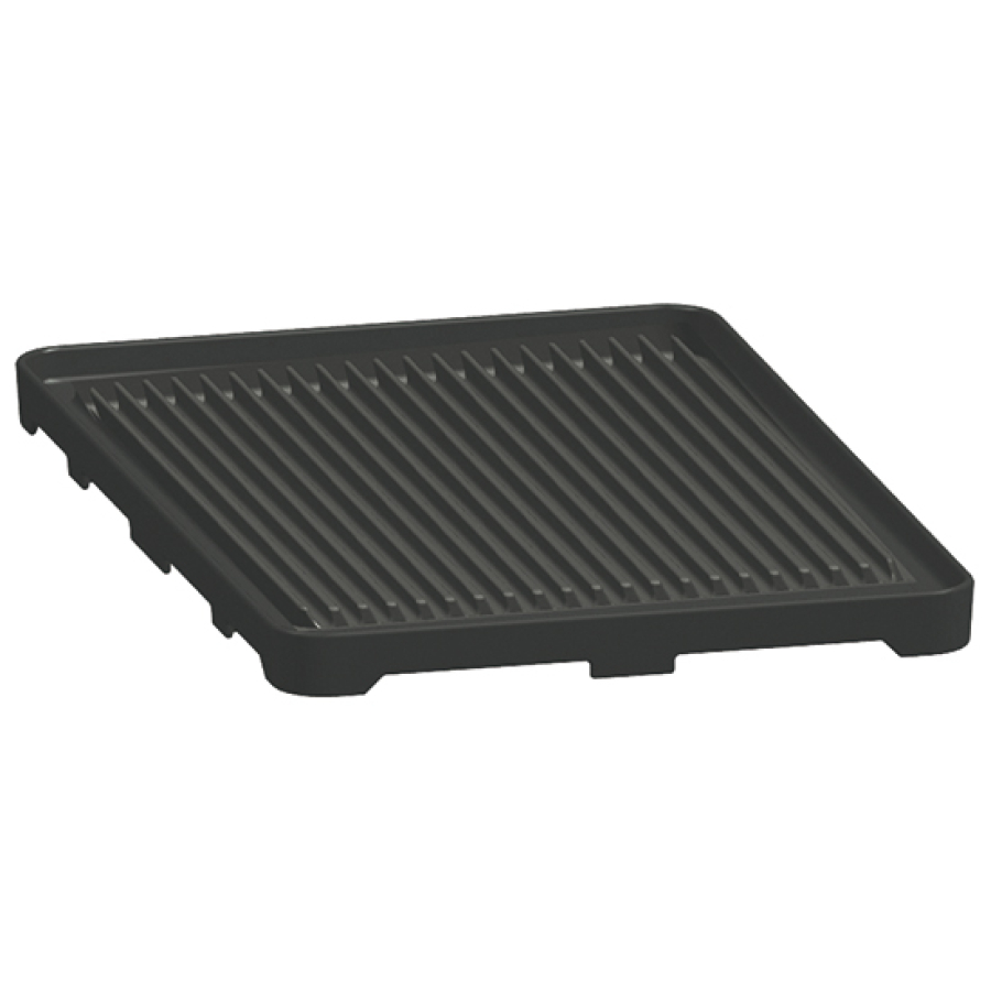 Geribbelde grillplaat | 1 brander