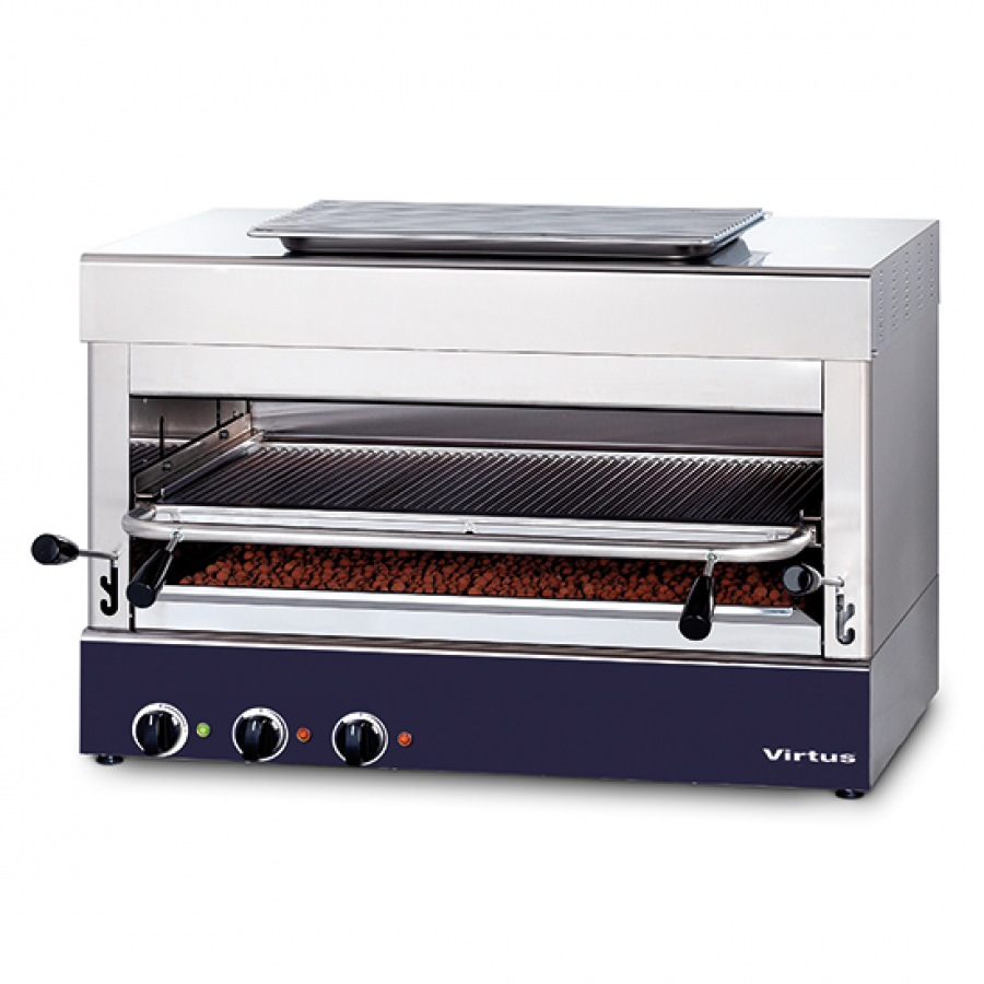 Elektrogrill bis 800°C mit Grillrost 770x470 mm - Hochwertiger Elektrogrill für professionelle Anwendungen