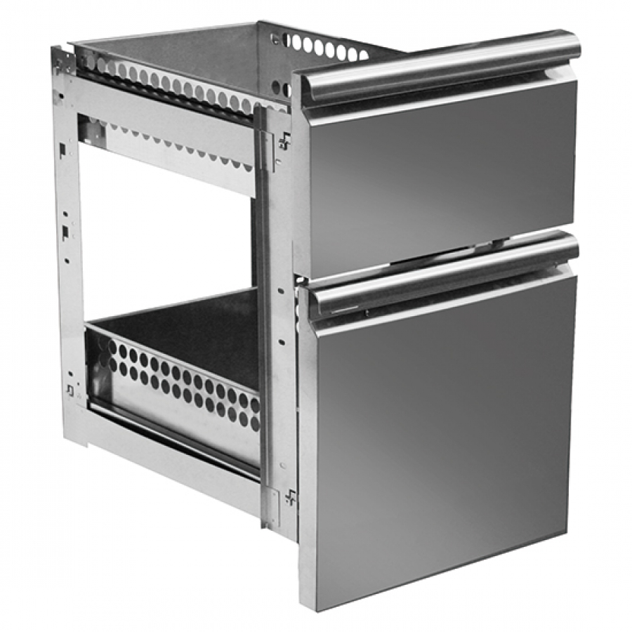 Ladenset 1x 1/3 en 1x 2/3 voor koeltafels