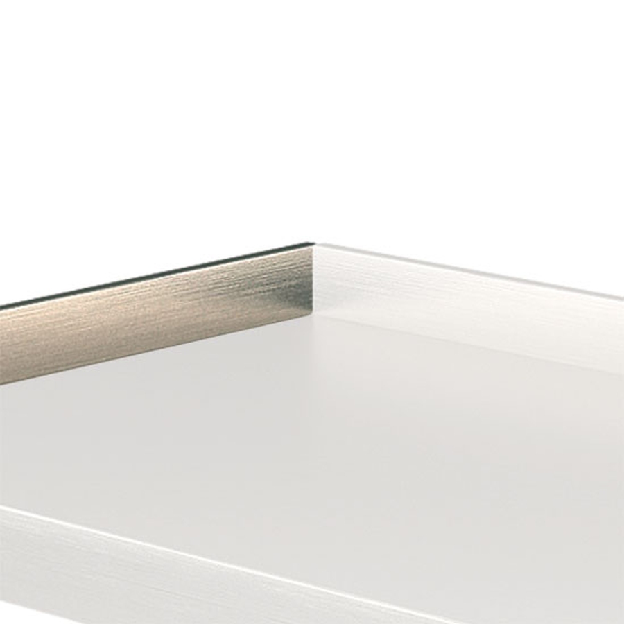 Opstaande rand links zijkant Diepte 600 mm