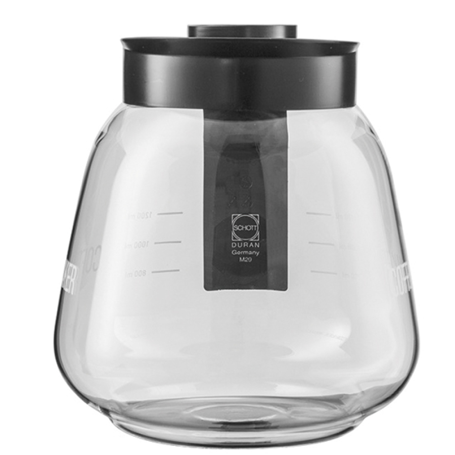 Glazen kan 1,8 liter - Hoogwaardige koffiekan voor horeca en huishouden