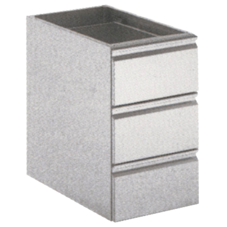Ladeneenheid met 3 laden | 400x540 mm