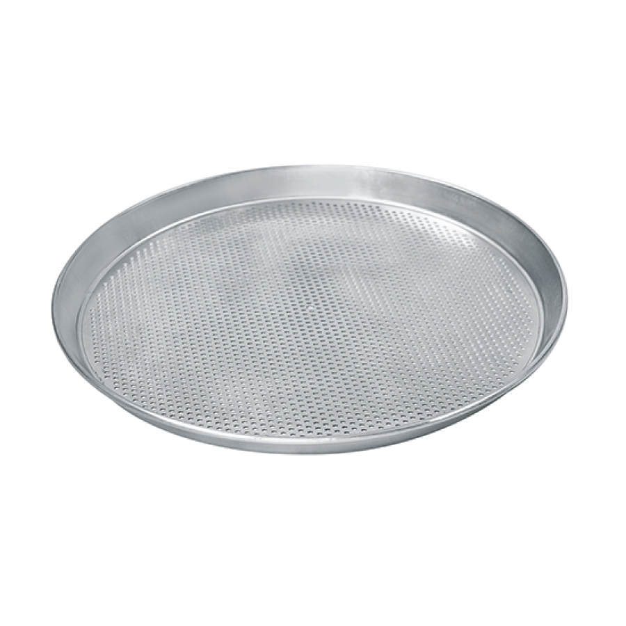 Pizzablech ø 360 aus Aluminium | gelocht ø 3
