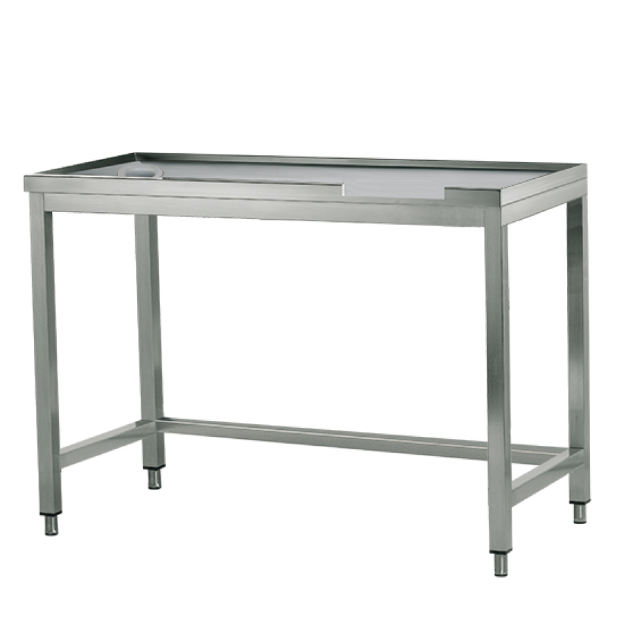 linker sorteertafel met gat | B=1600 mm