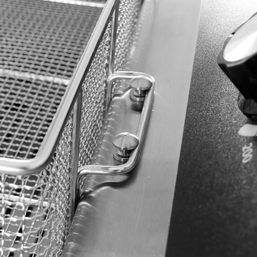 Frituuroven - 45L - 1 mandje - met afvoerhahn - 400V