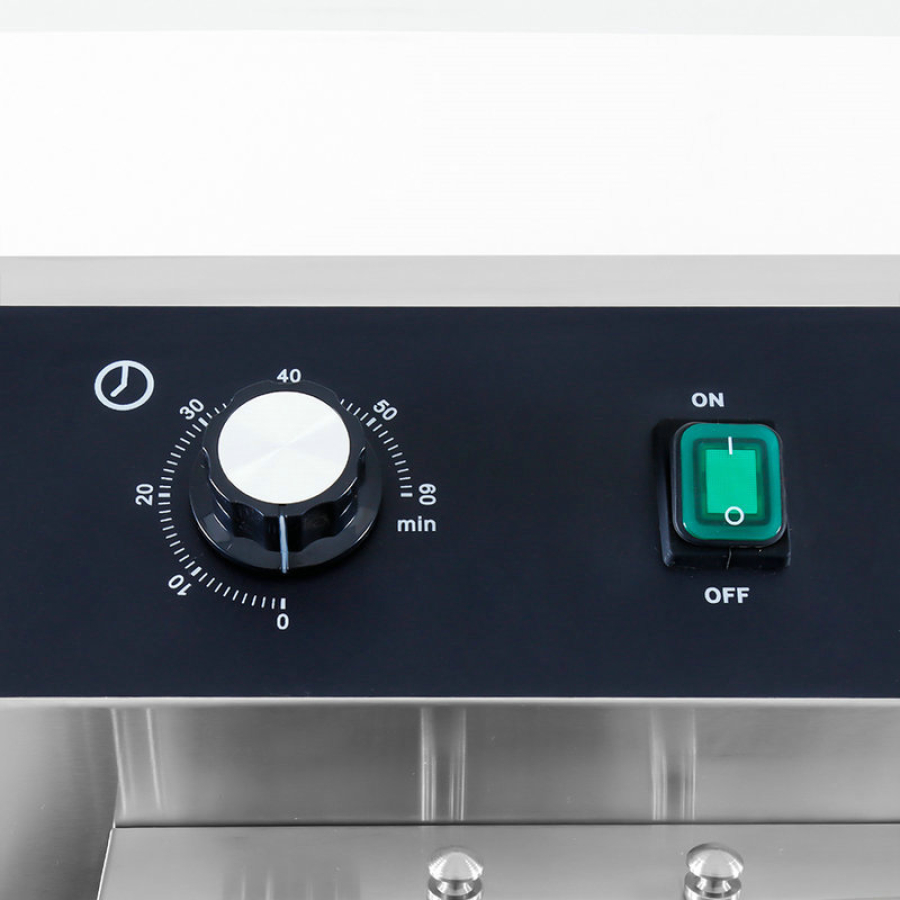 Frituuroven - 45L - 1 mandje - met afvoerhahn - 400V