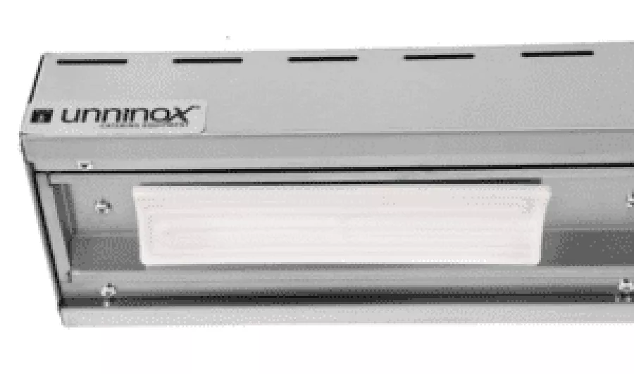 Keramik-Deckenwärmer 1800 – 5x 250W Keramikheizer, Edelstahl, 1800mm