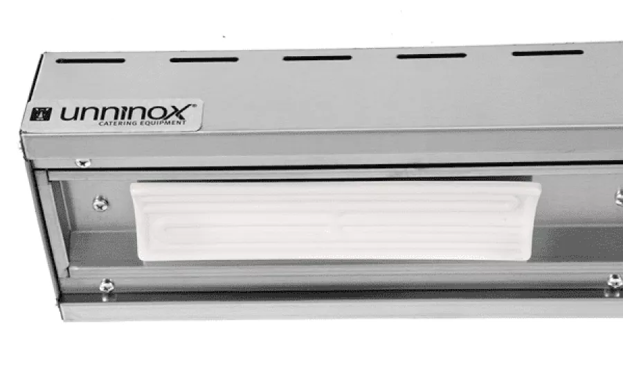 Keramik-Deckenwärmer 1000mm Edelstahl 3x250W