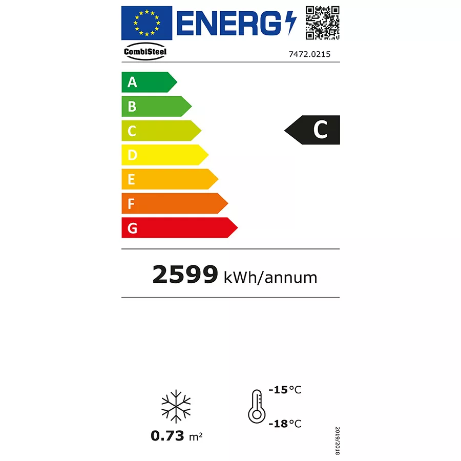 Eis Tiefkühlschrank Glastür 400