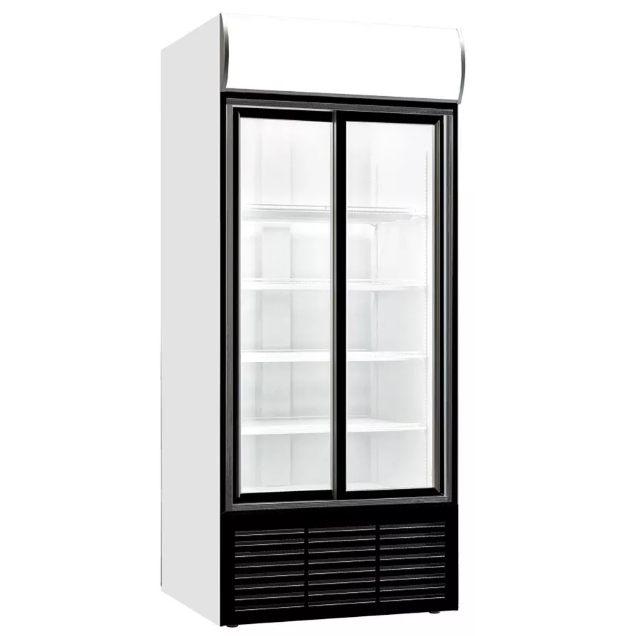 Kühlschrank Mit Doppelte Schiebeglastüren