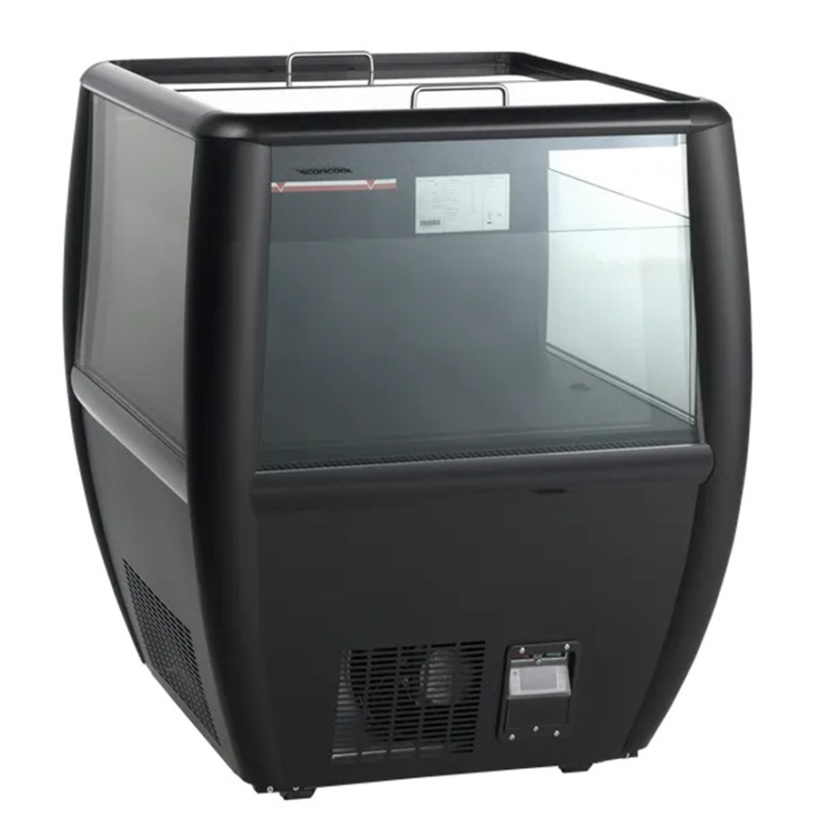 Dosenkühler 110 Liter | Schwarz | -18 / -21 & -1/+5 °C