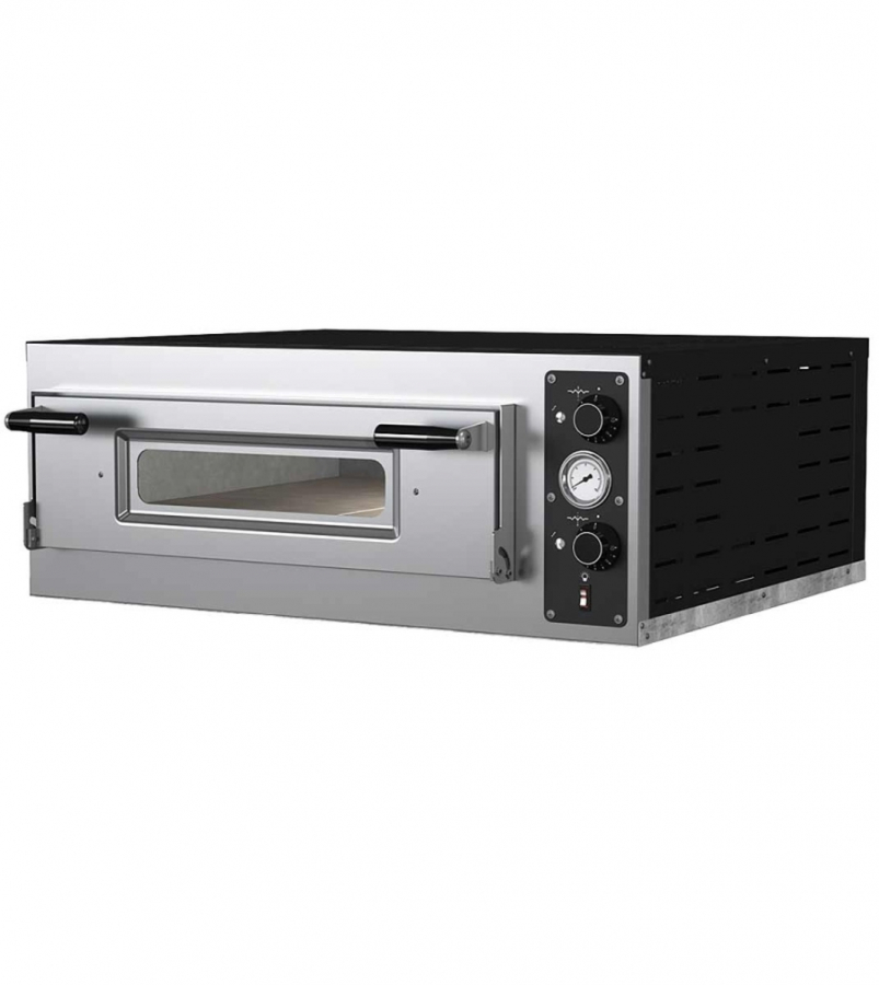 Einkammer Pizzaofen 4 Pizzen mit Ø 32cm - B917xT850xH343mm Einkammer Pizzaofen 4 Pizzen mit Ø 32cm - B917xT850xH343mm