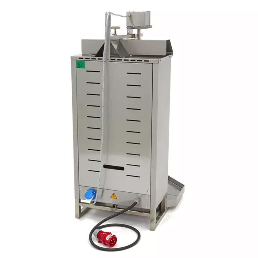 Elektro-Dönergrill mit 4 Brenner | Motor an der Spitze