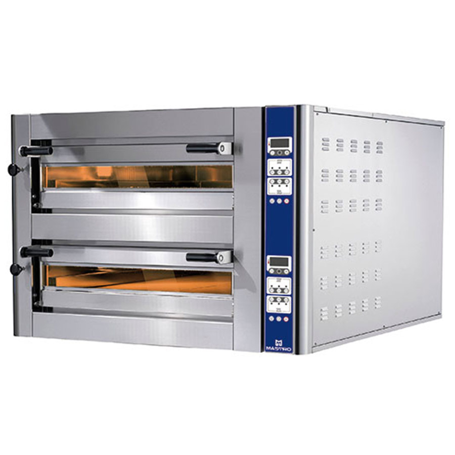Elektrische pizzaoven voor 9+9 pizza's ø 350 mm