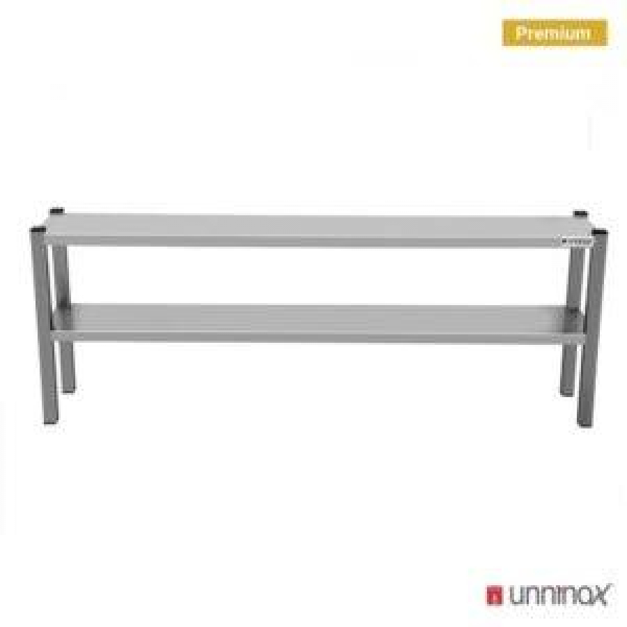 Aufsatzregal 2 Ebenen 2000x300x650mm stabil platzsparend robust