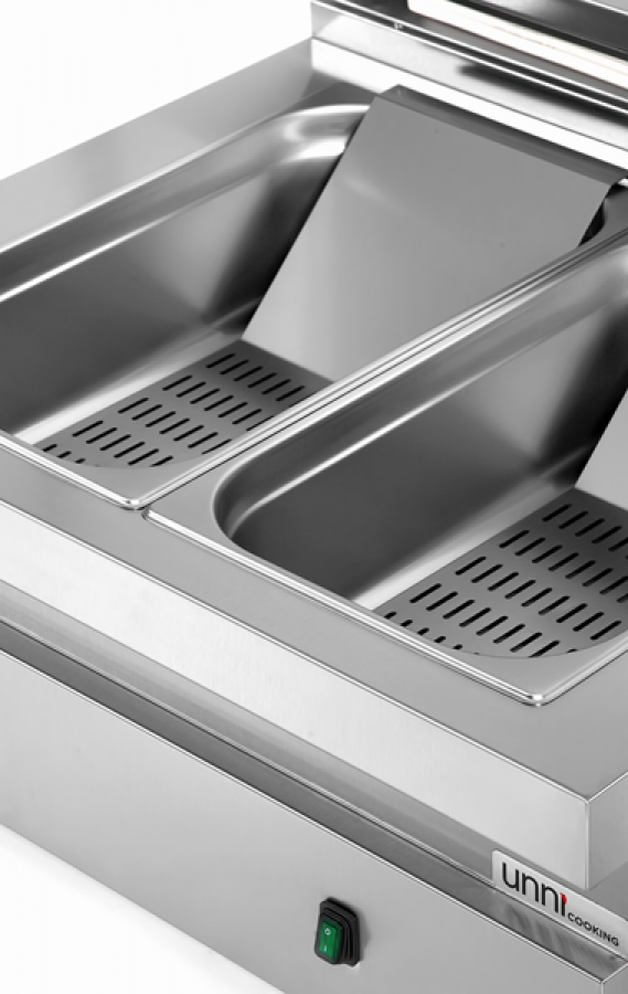 Chipswärmer 700 E70PD20B – 2 kW, 800x700x350 mm, Gastronomie