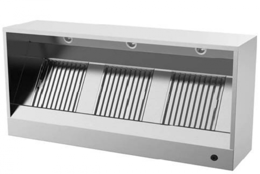 Afzuigkap Box Model 1100mm – 1800x1100x400 mm Gastronomie