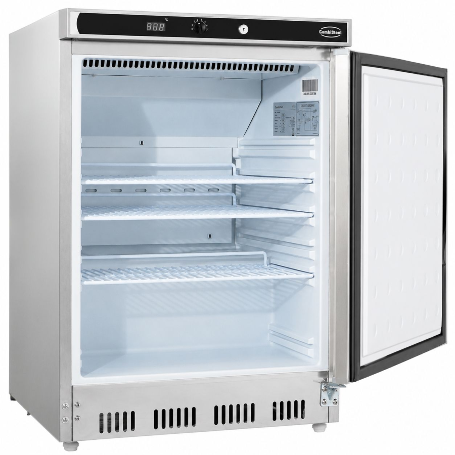 Kühlschrank Edelstahl 1 Tür 130 Liter – COMBISTEEL HR200