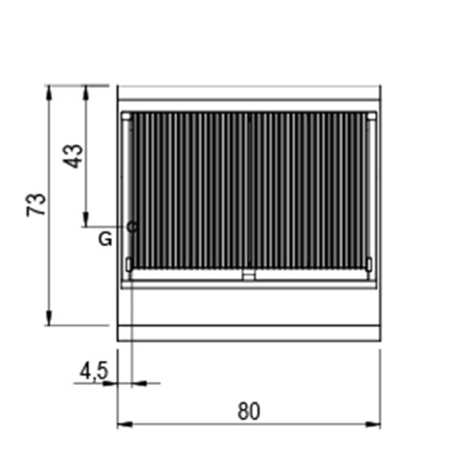Gas-Grill | Kochzone in Gusseisen | Fleisch/Fisch | 15kW Gas-Grill | Kochzone in Gusseisen | Fleisch/Fisch | 15kW