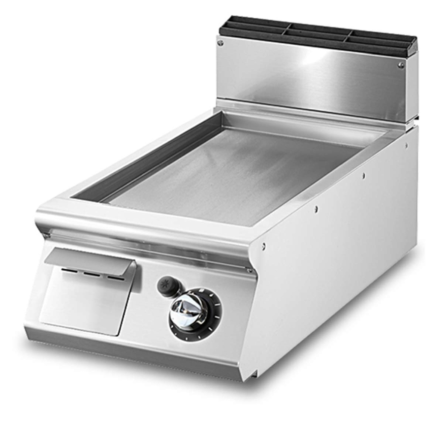 Gasgrillplatte, glatte Platte, 7 kW