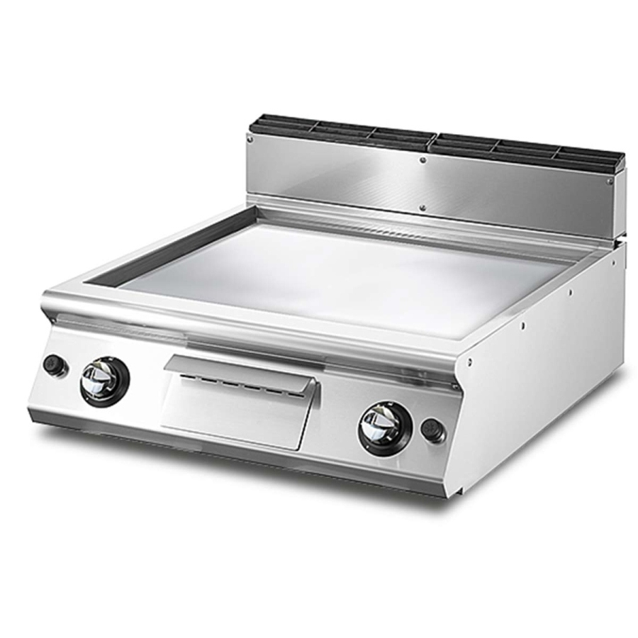 Gasgrillplatte, glatte Platte