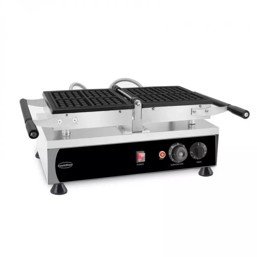 Waffeleisen für 4 Brüsseler Waffeln – 1,2 kW – Edelstahl – Ø 88 mm Waffeleisen für 4 Brüsseler Waffeln – 1,2 kW – Edelstahl – Ø 88 mm