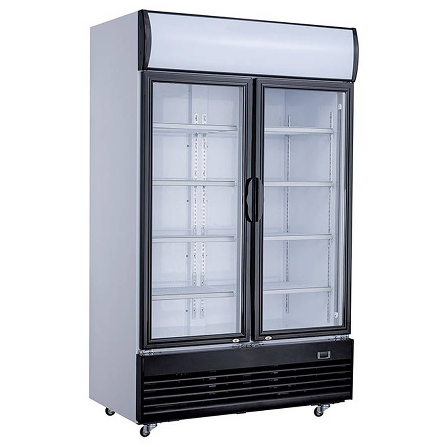 Kühlschrank 2 Glastüren 800L Kühlschrank 2 Glastüren 800L