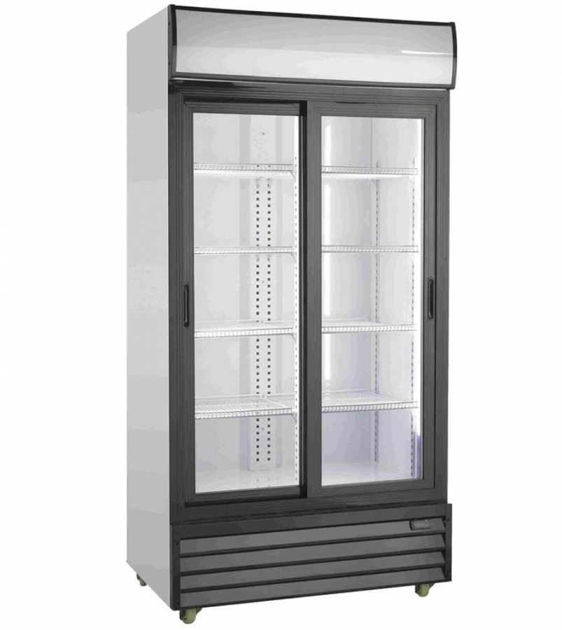Getränkekühlschrank 2 Schiebetüren | 800 Ltr | B1000xT720xH2020 mm Getränkekühlschrank 2 Schiebetüren | 800 Ltr | B1000xT720xH2020 mm