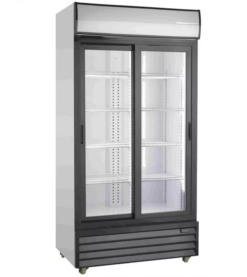 Getränkekühlschrank 2 Schiebetüren | 800 Ltr | B1000xT720xH2020 mm Getränkekühlschrank 2 Schiebetüren | 800 Ltr | B1000xT720xH2020 mm