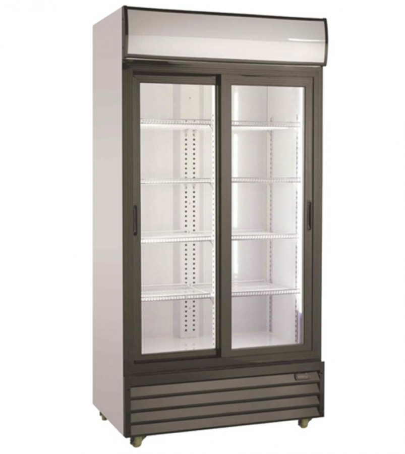 Getränkekühlschrank 2 Schiebetüren | 1000 Ltr | B1130xT700xH2020mm Getränkekühlschrank 2 Schiebetüren | 1000 Ltr | B1130xT700xH2020mm