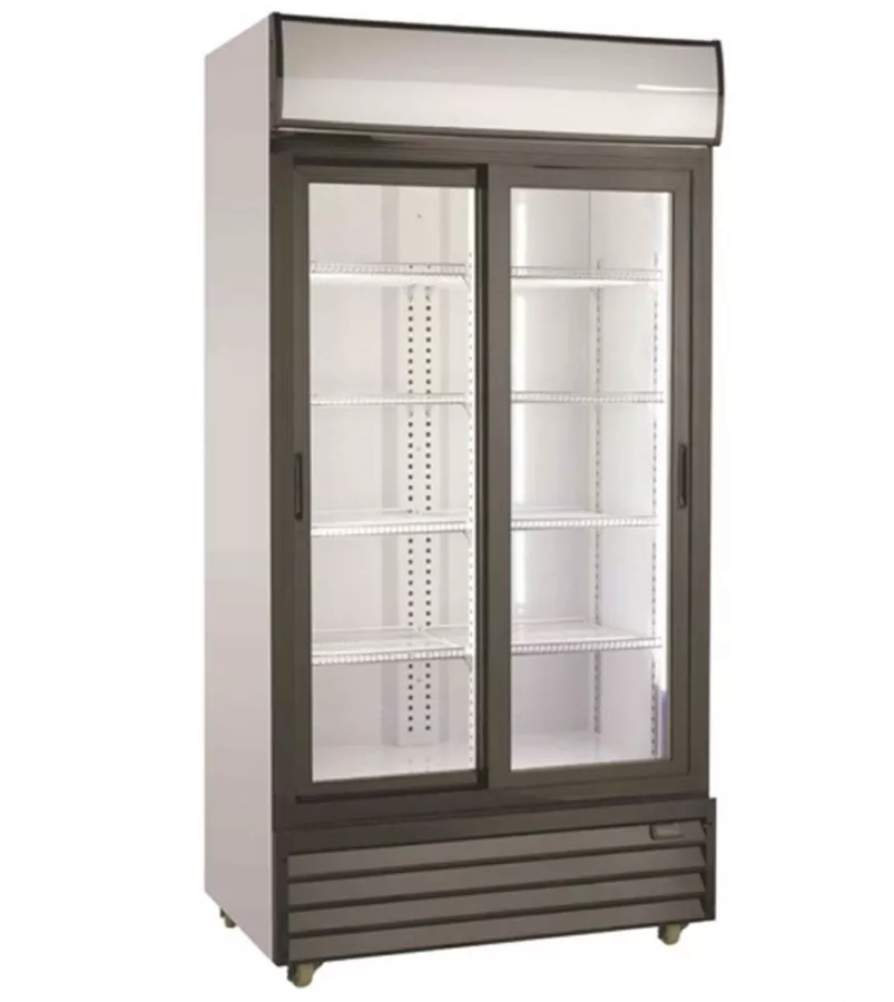Getränkekühlschrank 2 Schiebetüren | 1000 Ltr | B1130xT700xH2020mm Getränkekühlschrank 2 Schiebetüren | 1000 Ltr | B1130xT700xH2020mm