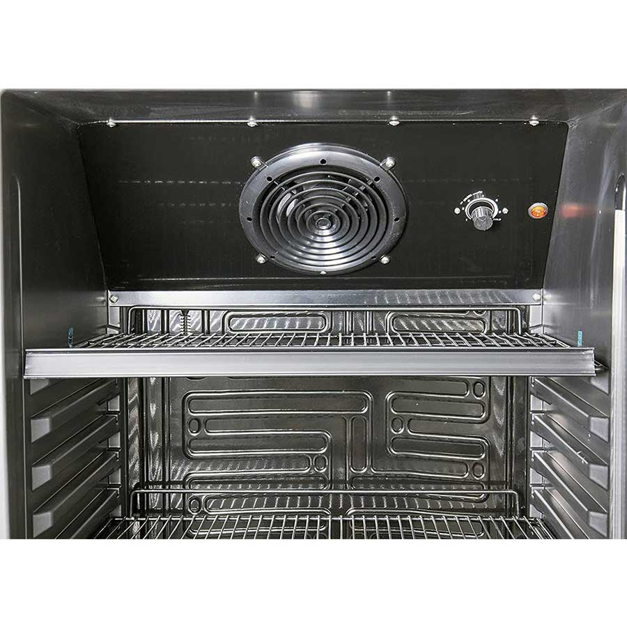 GTK 360 Getränkekühlschrank 360 Liter mit 1 Glastür | Schwarz