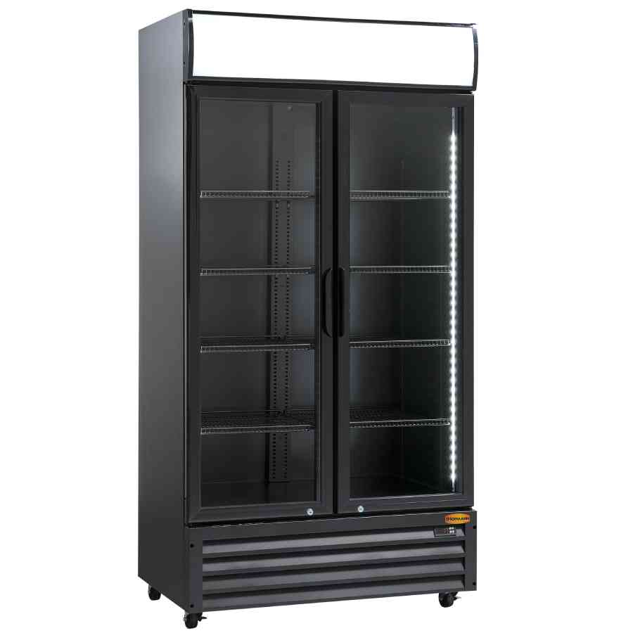 Getränkekühlschrank MG Hofmann mit 2 Türen Schwarz 776 Liter - Gastrohot