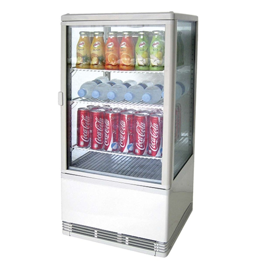 Getränkekühlschrank mit 3 Böden | Tischmodell 68 Liter | 0°/+12°C