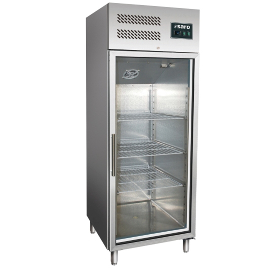 Gewerbekühlschrank Glastür 2/1 GN | Doppelverglasung