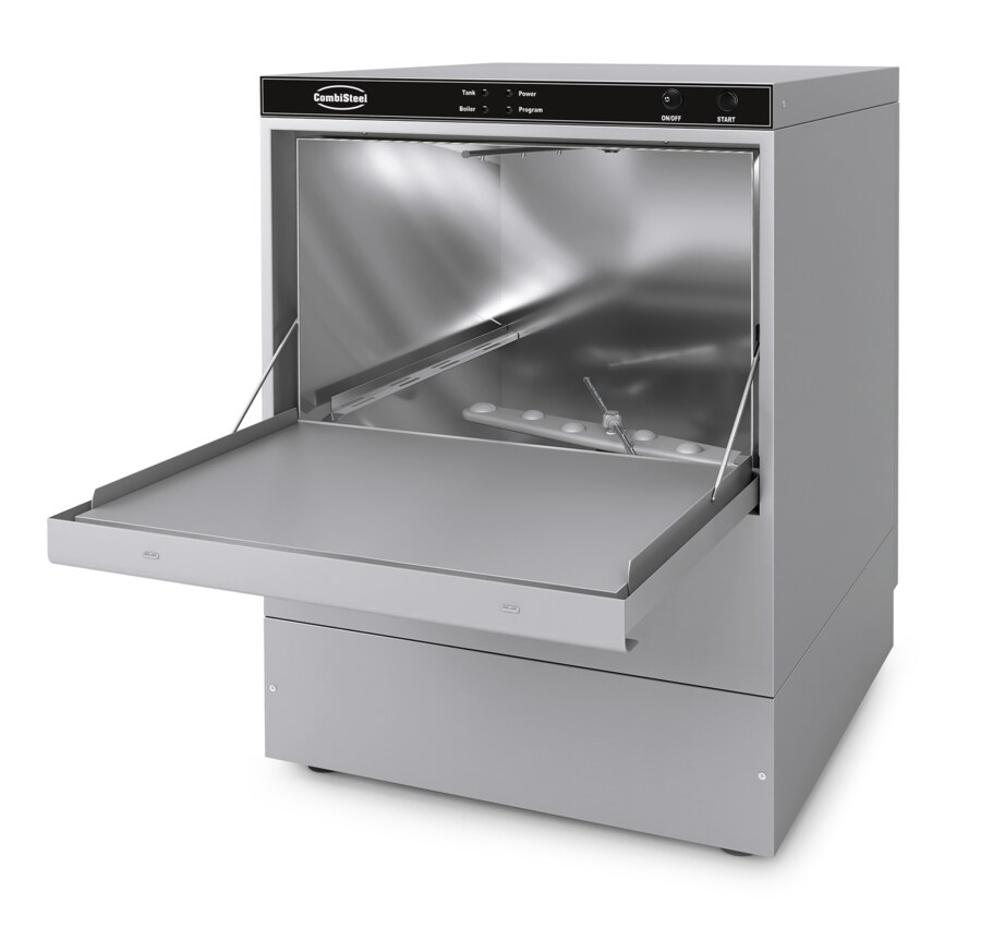 Geschirrspülmaschine Frontbedienung Ent 500-230 Dp Dde mit Abwasserpumpe und Spülmitteldosierer | Combisteel 7082.0060