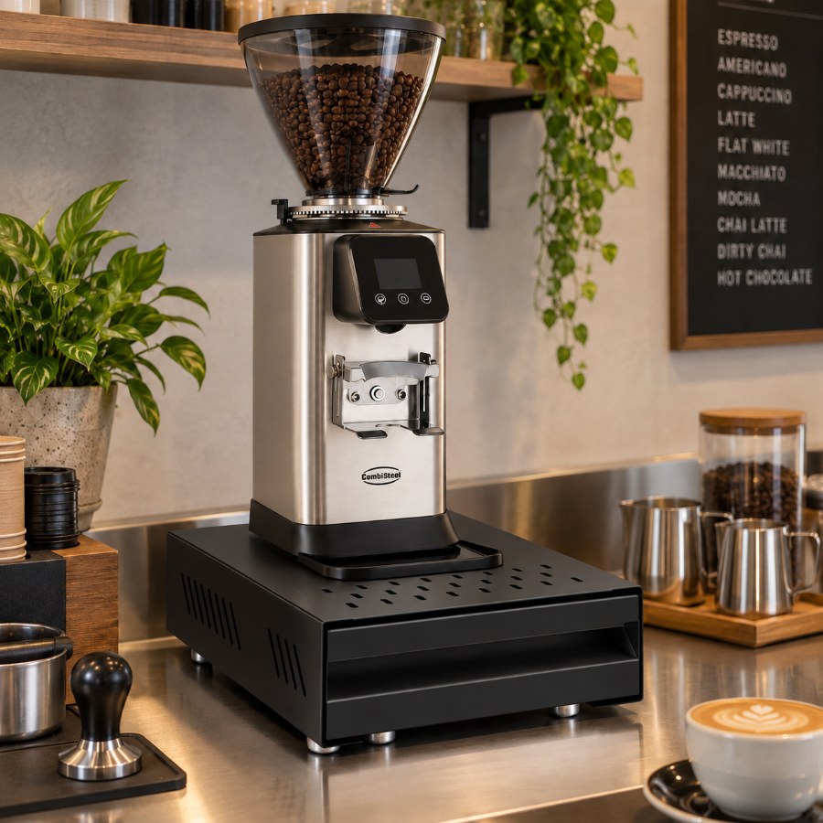 Kaffee Klopfdose Schwarz | Combisteel 7555.0005