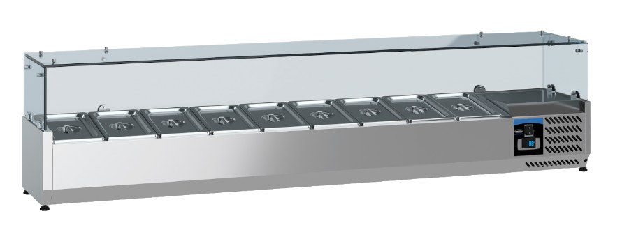 Aufsatzvitrine 1/3 GN X 9 · 7950.5133
