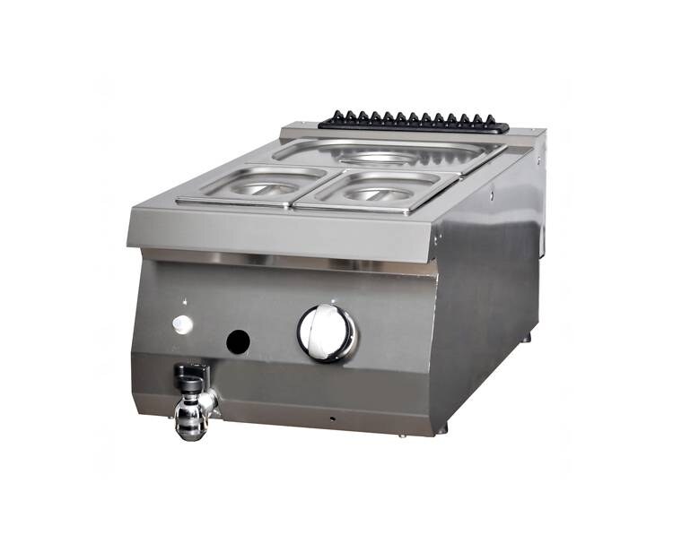 Maxima Heavy Duty Bain Marie · Einzeleinheit · 70 cm Tief · Gas