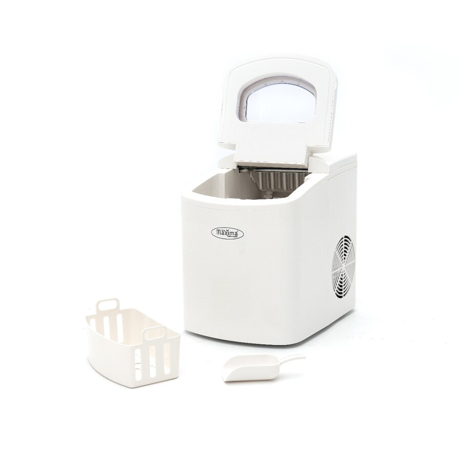 Maxima Eiswürfelmaschinen · 10-12 kg/Tag · Kugelwürfel · Luftgekühlt · Weiß · 09100505