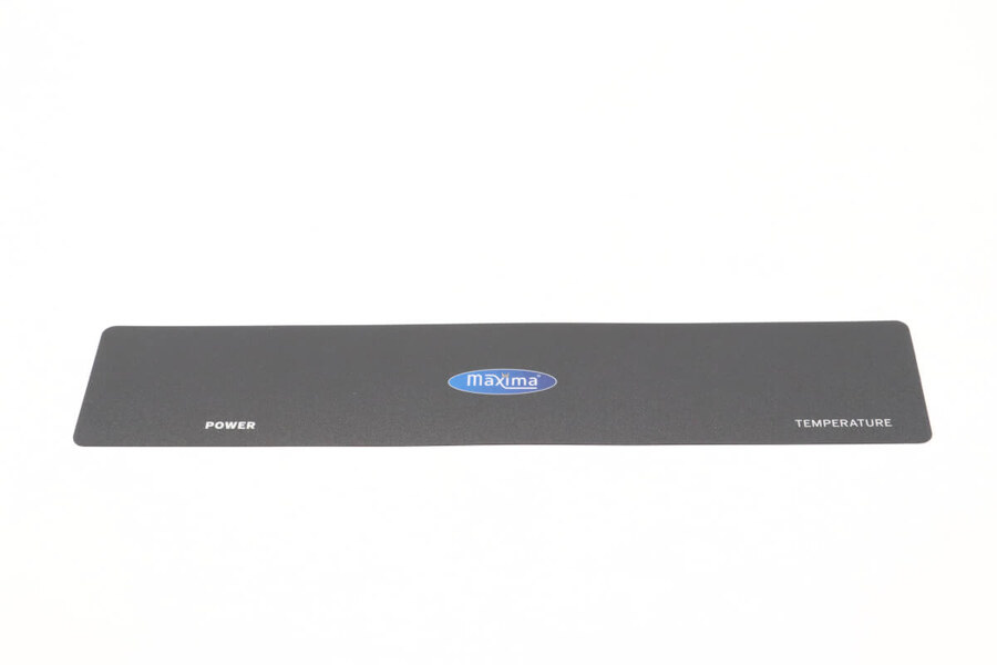 Maxima CONTROL PANEL STICKER – I 09374405